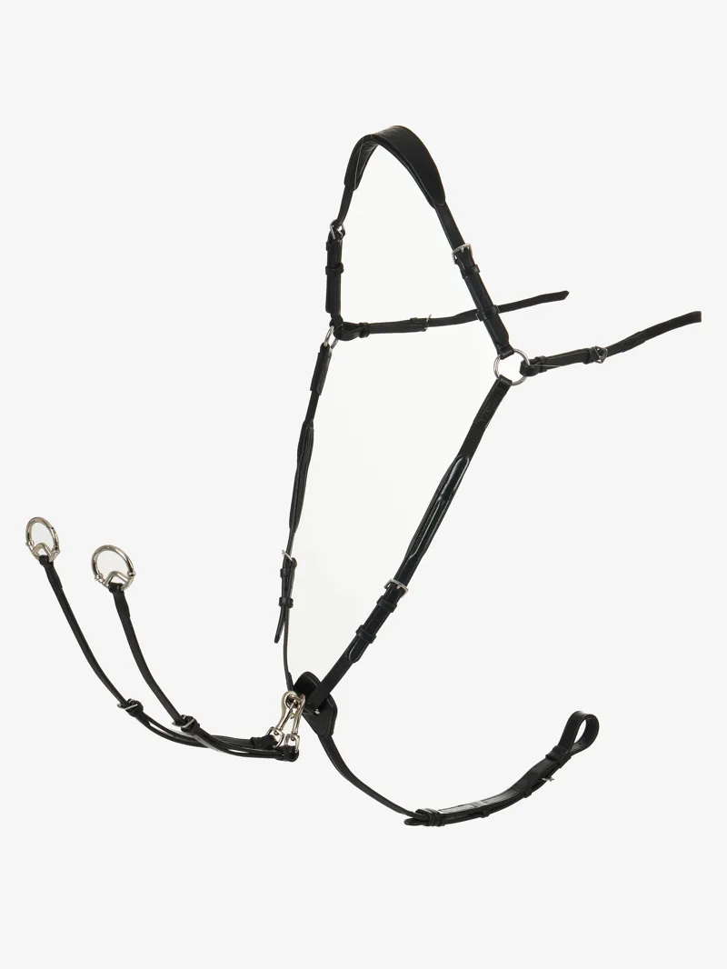 LeMieux Breastplate With Detachable Martingale And Girth Attachments Black-4
